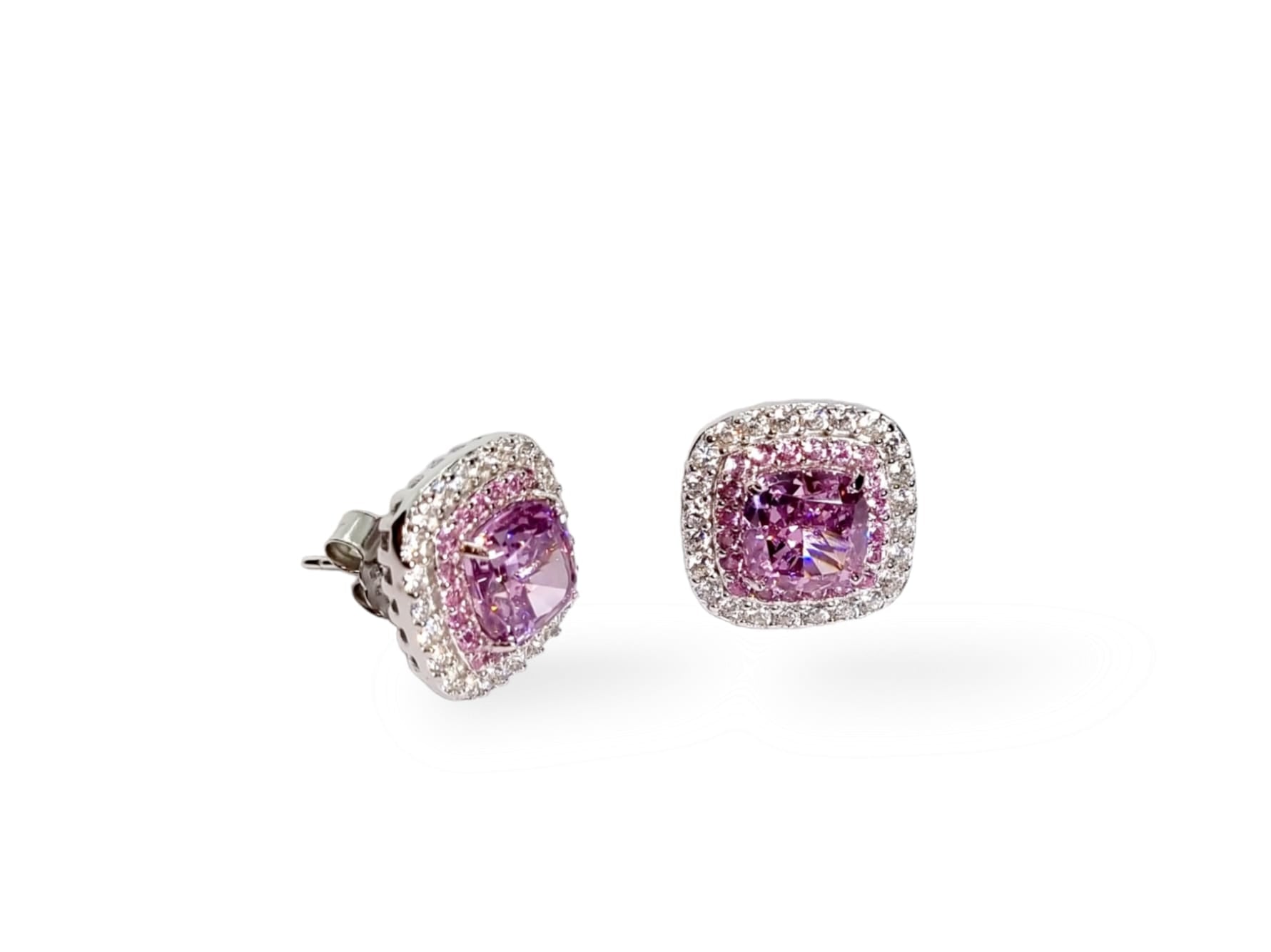 ESSENS - Orecchini PRINCESS DIANA – Alta Gioielleria Prestige – Smeraldo Sintetico – Argento 925 – Gioiello da donna