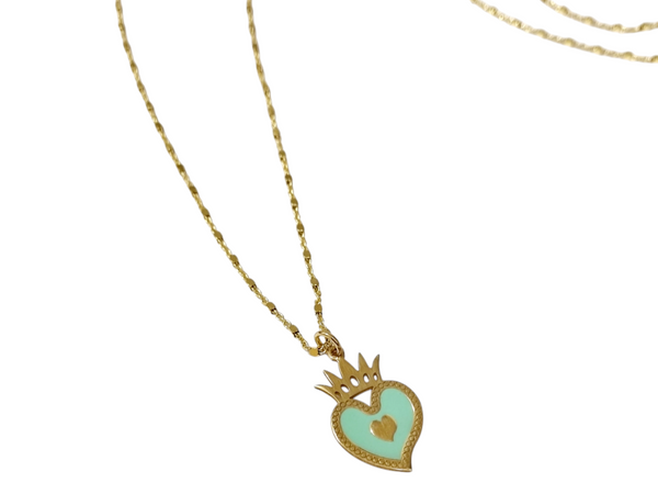 Collana cuore sacro tiffany