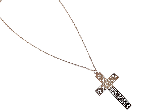 Collana maxi croce