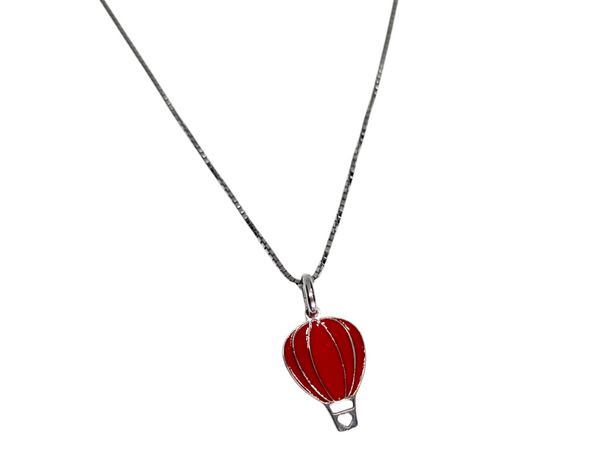 Collana mongolfiera red
