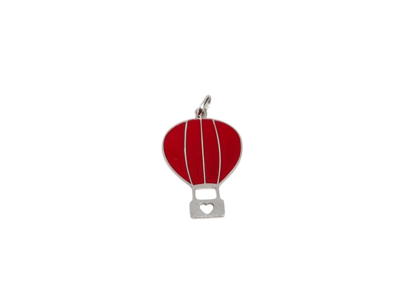 Ciondolo mongolfiera red