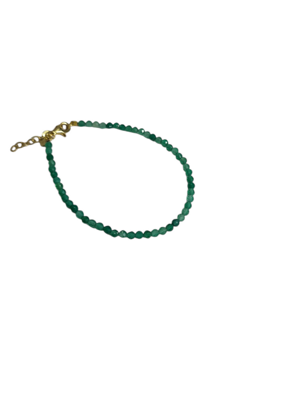 Bracciale agata verde