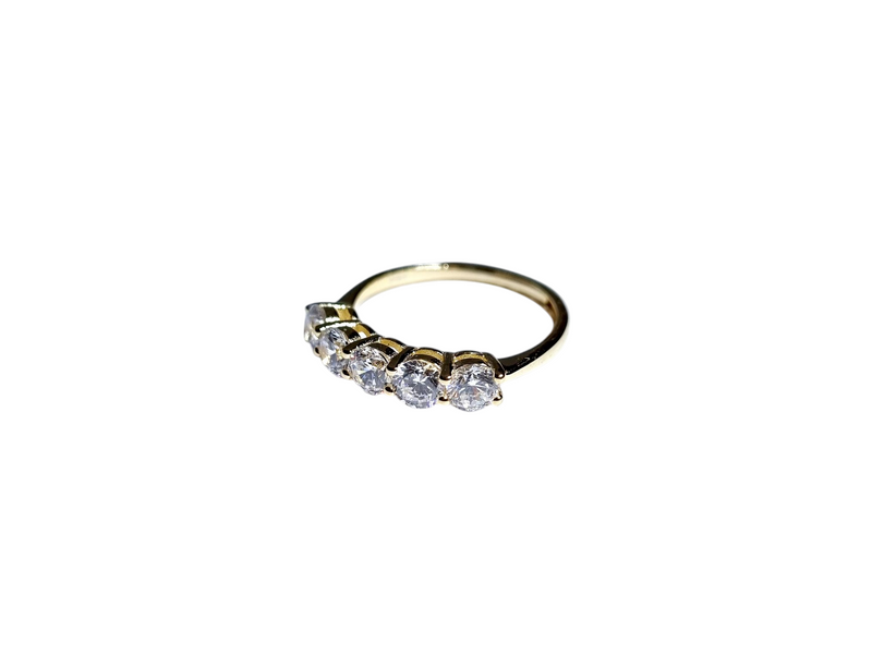 Anello cinque pietre amati