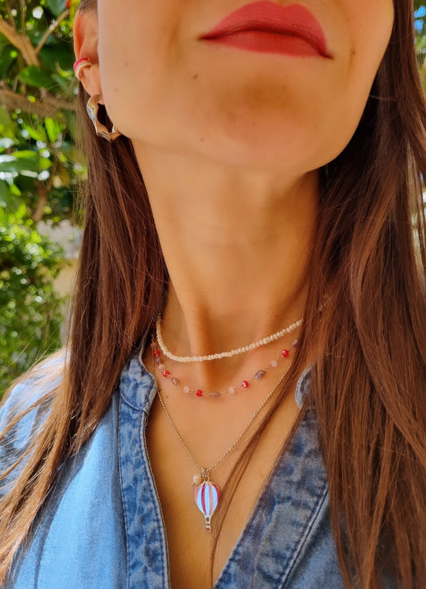 Girocollo micro perle