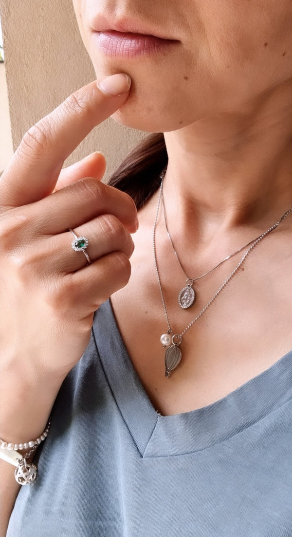 Collana medaglia sacra