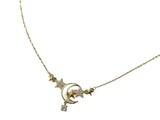 Collana luna e stelle