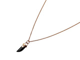 Collana corno nero