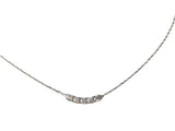 Collana barretta moissanite