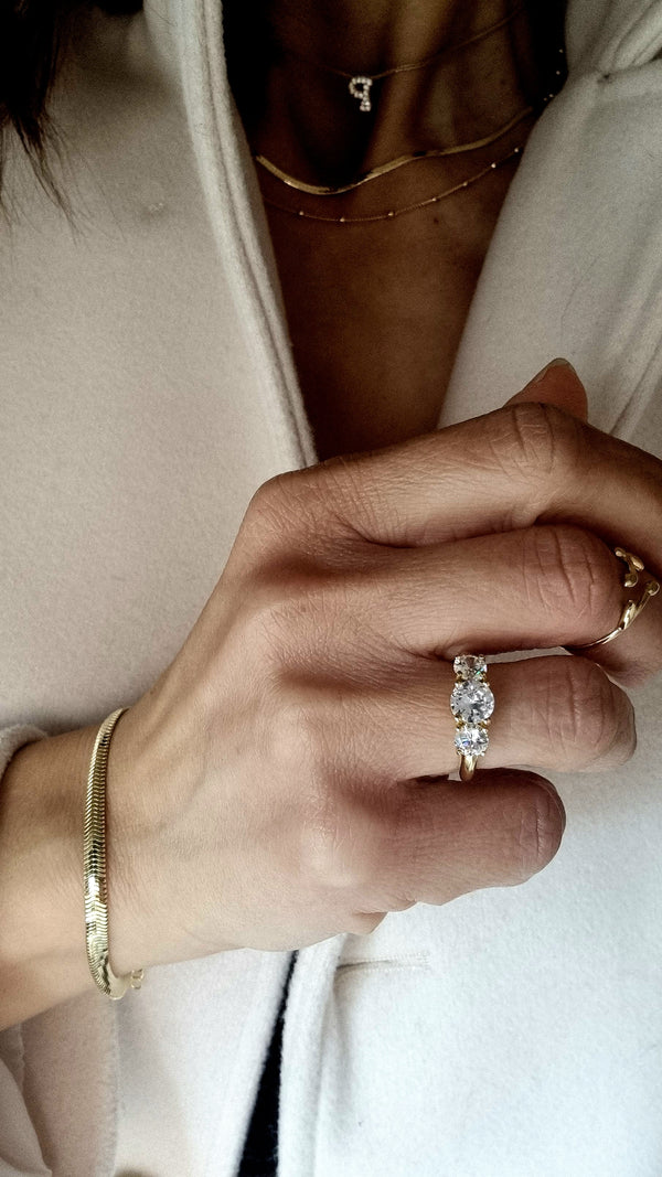 Bracciale snake dorato