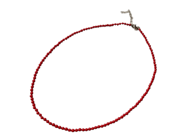 Collana corallo bambu