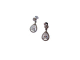 Orecchini moissanite goccia