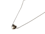 Collana cuore bombato