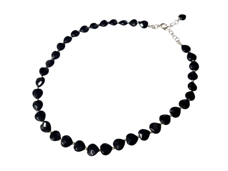 Collana cuore nero