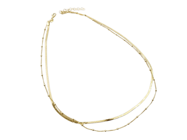 Collana doppio filo