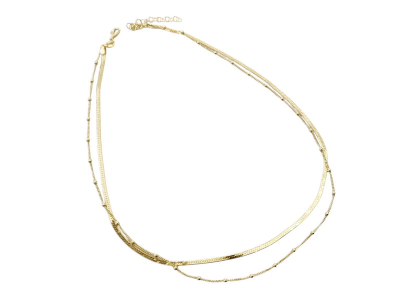 Collana doppio filo
