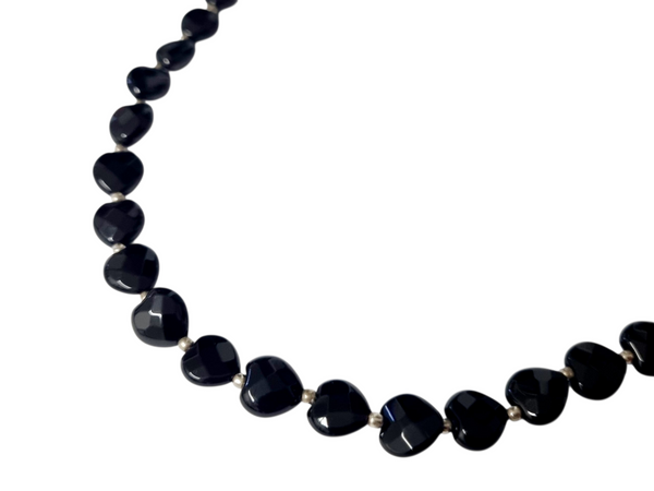 Collana cuore nero