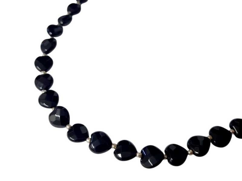 Collana cuore nero