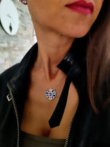 Collana margherita multicolor
