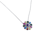 Collana margherita multicolor