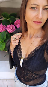 Anello quarzo fume'