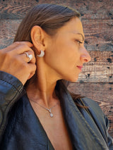 Orecchini moissanite