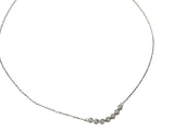 Collana barretta moissanite