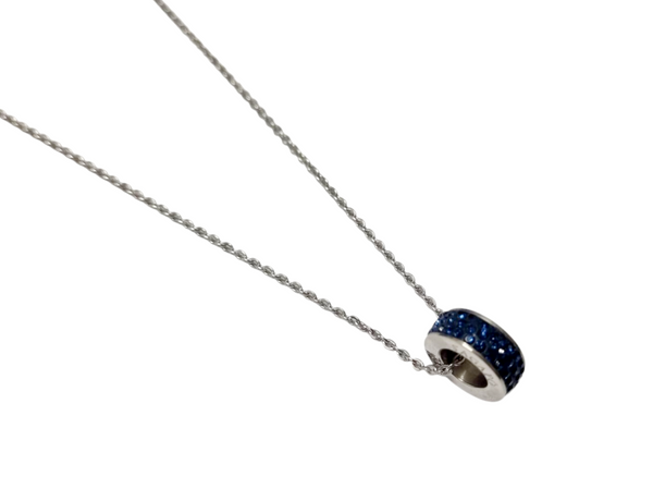 Collana crystal blu