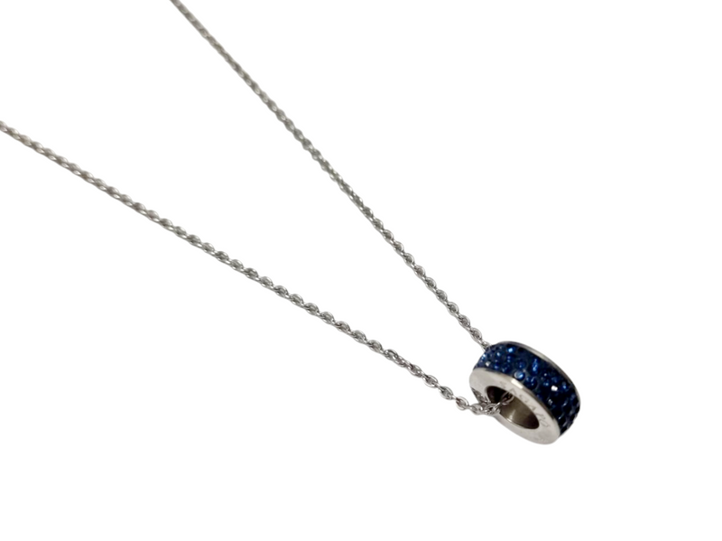 Collana crystal blu