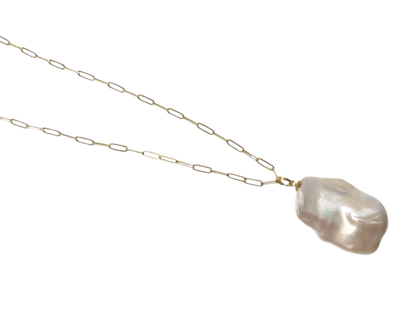 Collana maxi perla