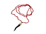 Collana corno nero
