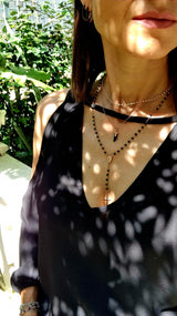 Collana corno nero