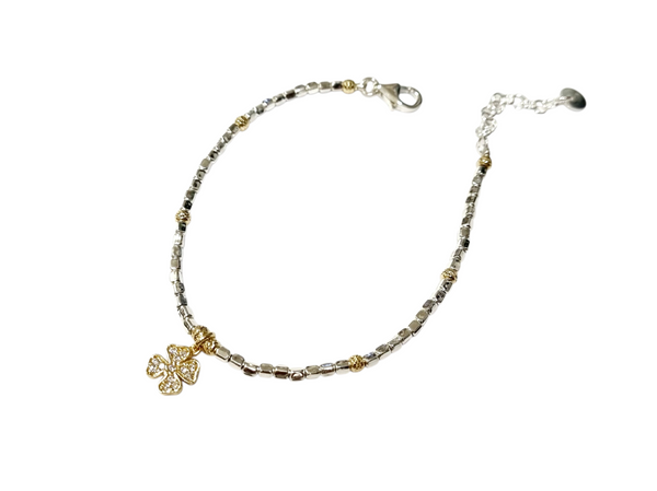 Bracciale quadrifoglio