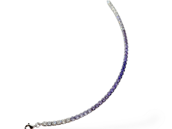 Bracciale tennis viola