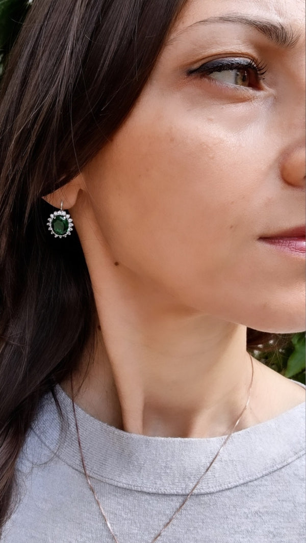Orecchini kate verde